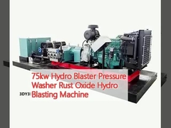 75 kW Hydro Blaster Laveuse sous pression Rust Oxide Hydro Blasting Machine