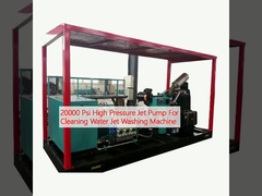 Pompes à jet haute pression de 20000 psi pour nettoyer la machine à laver à jet d'eau
