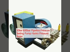 appareil de contrôle hydraulique de pression de pompe vérificatrice de pression de canalisation de 30kw 600bar