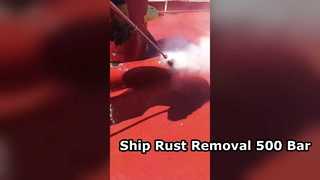 Barre à haute pression de la machine 500 de dérouillage de bateau