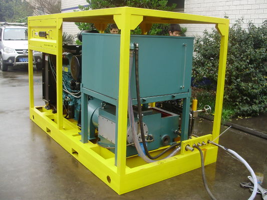 300 bar Blastre à eau à haute pression Hydro Blasting Machine pour éliminer la rouille