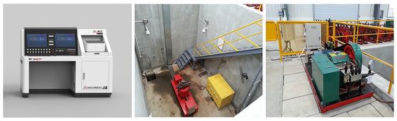 Banc d'essai à niveau dominant de pression d'essai hydraulique hydrostatique de banc d'essai avec l'enregistreur de diagramme