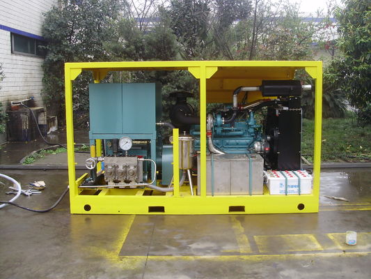 nettoyage plus propre à haute pression de pression de puissance de moteur de joint de chariot à 600bar 75kw