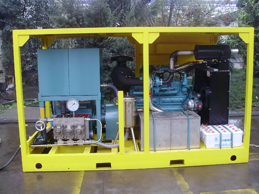 nettoyage plus propre à haute pression de pression de puissance de moteur de joint de chariot à 600bar 75kw