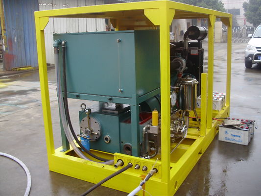 90kw l'eau industrielle de soufflage hydraulique Jet Cleaner Machine d'équipement de la zone 2 diesel
