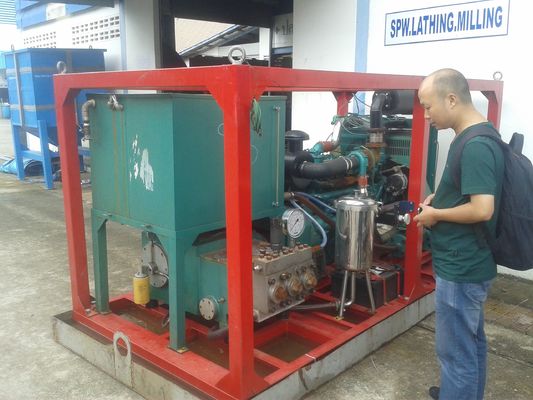 Equipement de soufflage hydraulique de 90 kW à 1500 bar